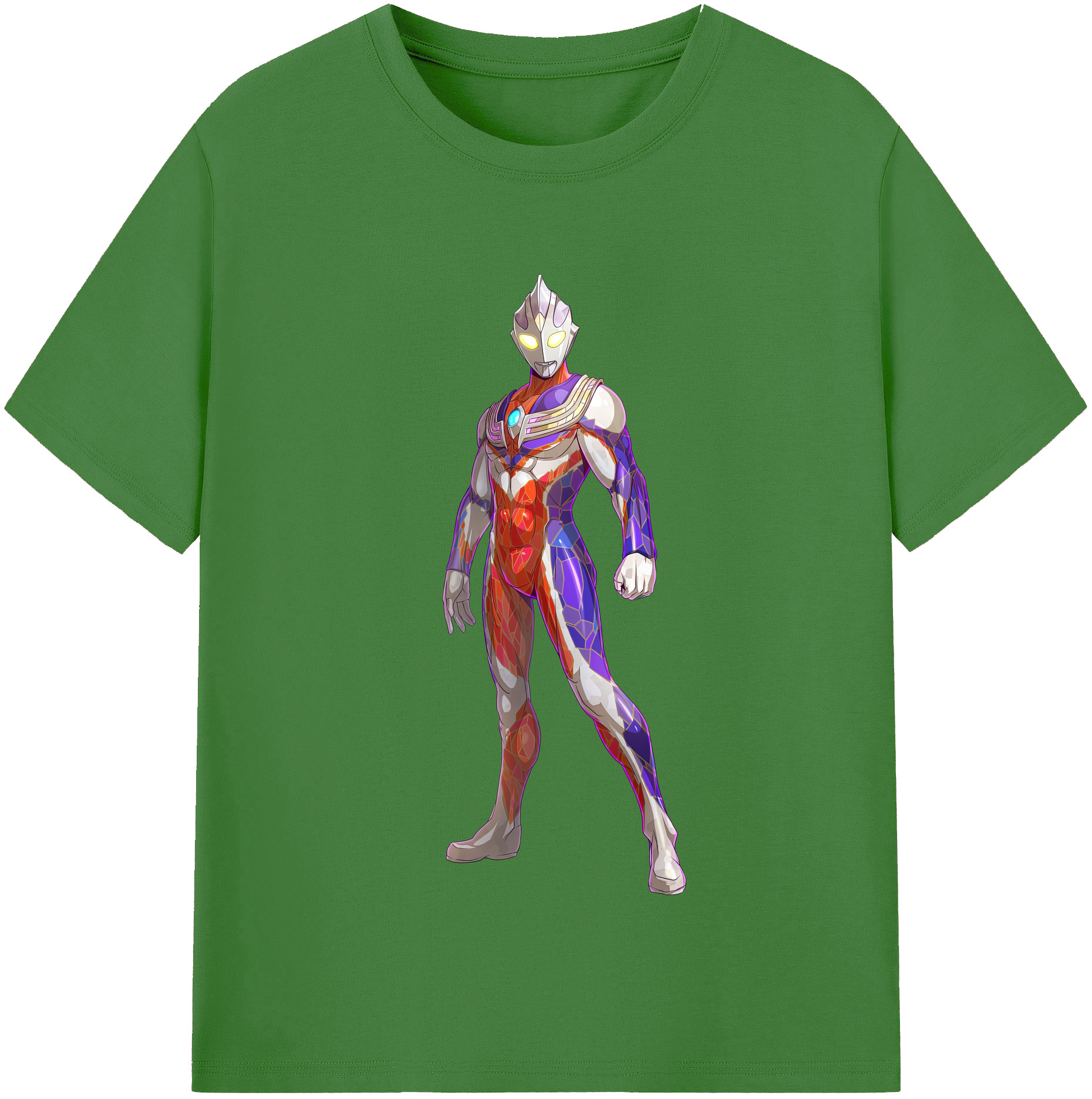 （画像用） ウルトラマン Ultraman レディースカジュアルプリントTシャツ（綿100％）